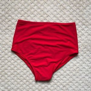High Waisted Bikini Bottoms- S